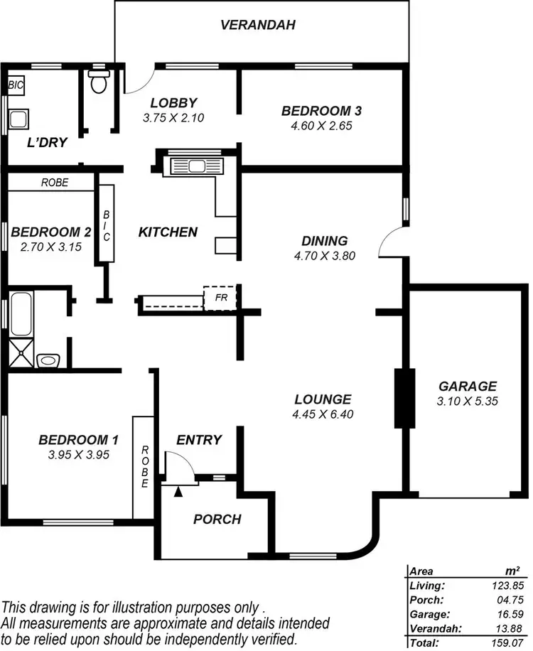 Floorplan of Homely house listing, 15 Park Avenue, Pennington SA 5013