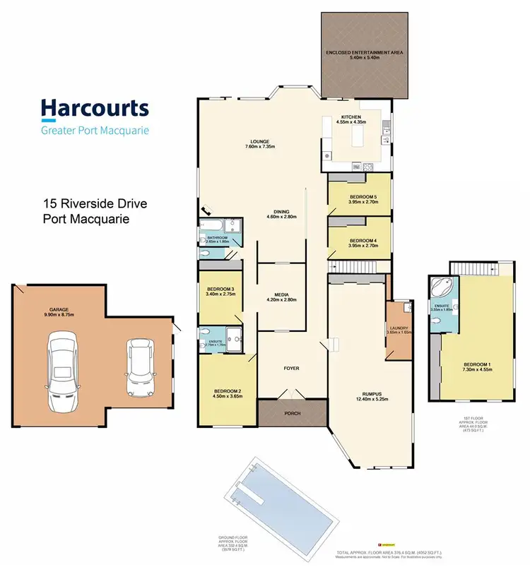 Floorplan of Homely house listing, 15 Riverside Drive, Port Macquarie NSW 2444