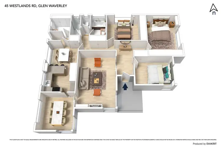 Floorplan of Homely house listing, 45 Westlands Road, Glen Waverley VIC 3150