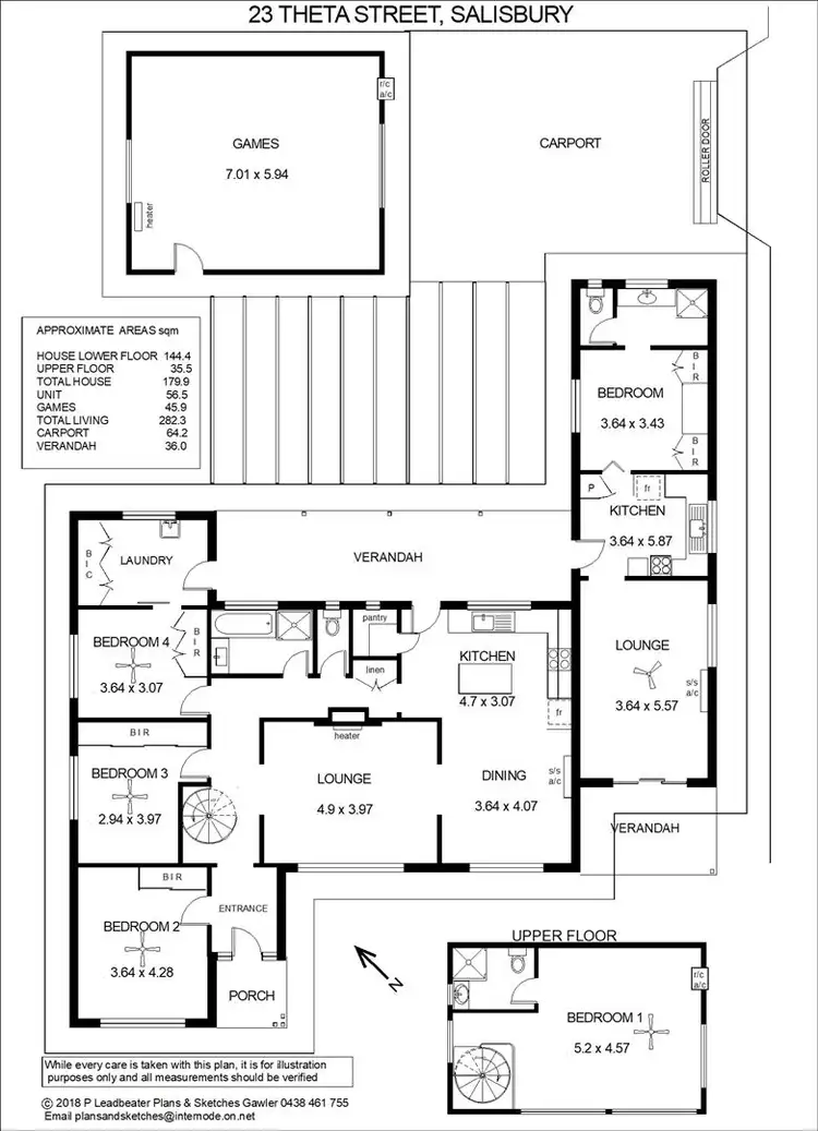 Floorplan of Homely house listing, 23 Theta Street, Salisbury SA 5108