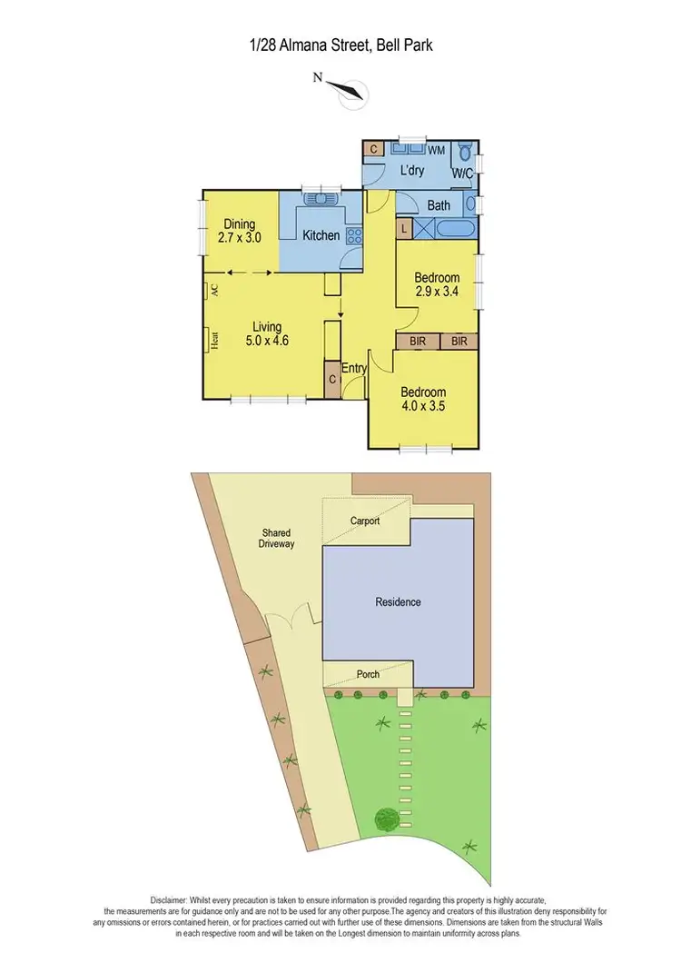Floorplan of Homely house listing, 1/28 Almana Street, Bell Park VIC 3215