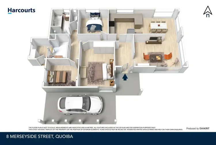 Floorplan of Homely house listing, 8 Merseyside Street, Quoiba TAS 7310