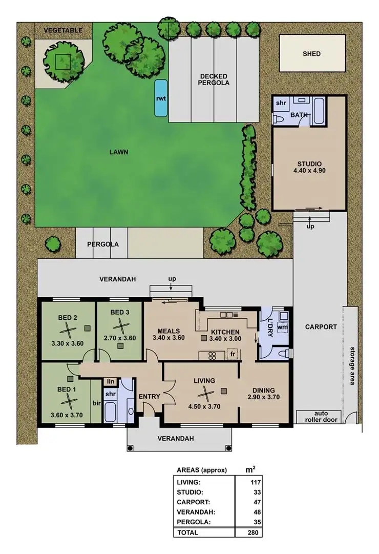 Floorplan of Homely house listing, 11 Alta Avenue, Happy Valley SA 5159