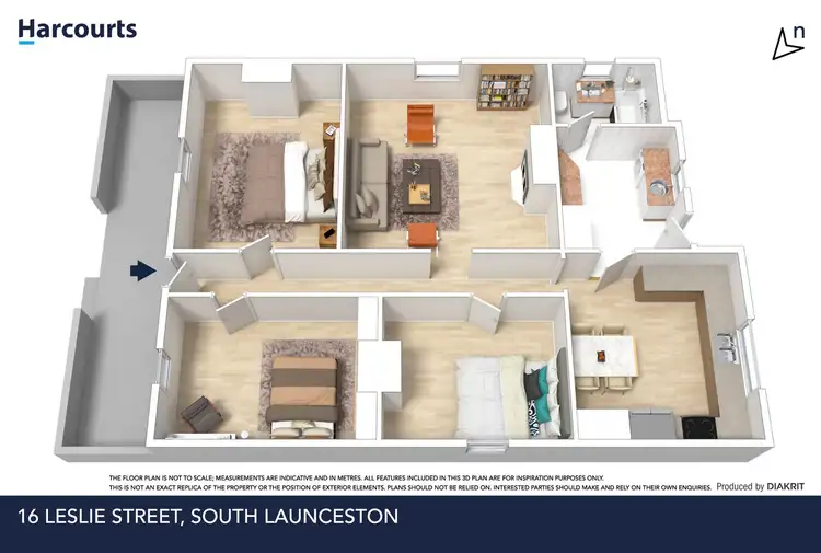 Floorplan of Homely house listing, 16 Leslie Street, South Launceston TAS 7249