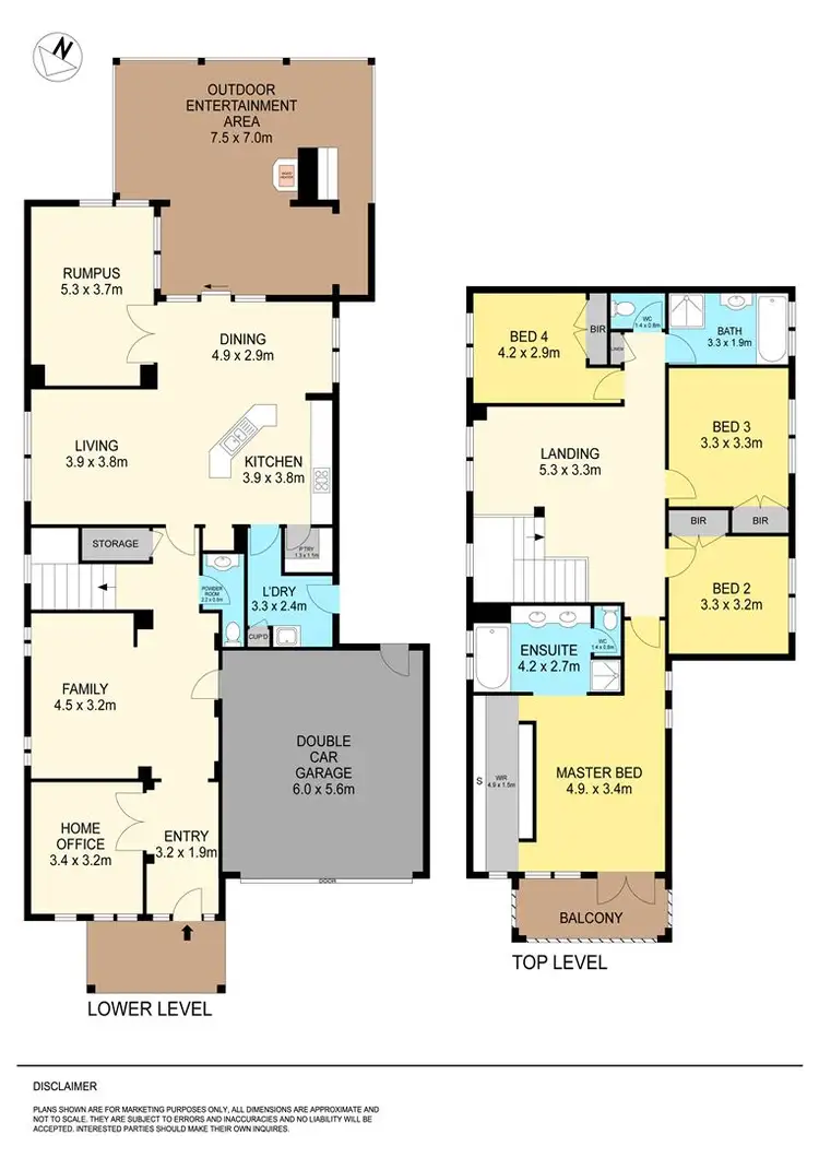 Floorplan of Homely house listing, 21 Malahide  Drive, Miners Rest VIC 3352