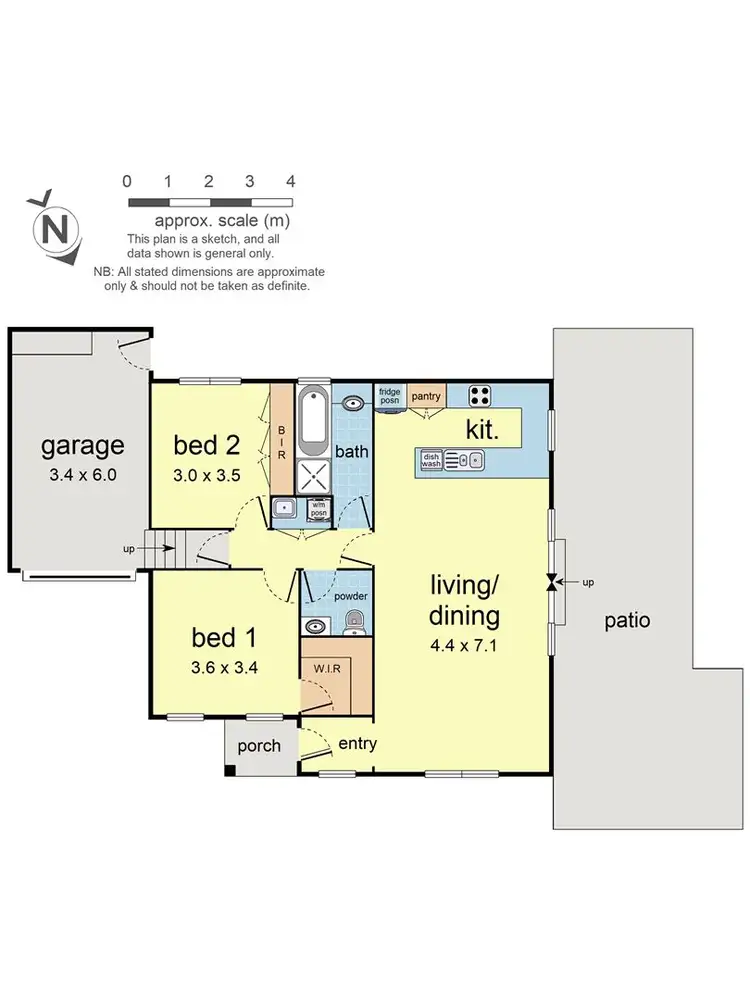 Floorplan of Homely unit listing, 2/57 Bayswater Road, Croydon VIC 3136