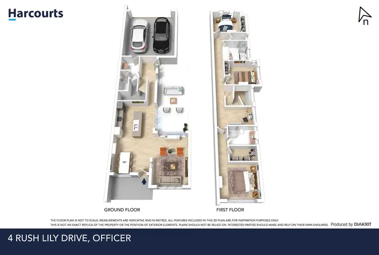 Floorplan of Homely house listing, 4 Rush Lily Drive, Officer VIC 3809