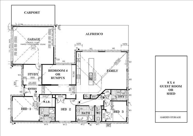 Floorplan of Homely house listing, 21 Garfish Court, Wangaratta VIC 3677