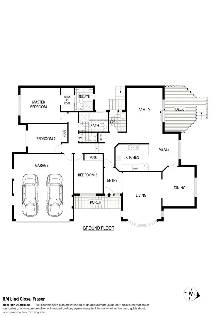 Floorplan of Homely townhouse listing, 8/4 Lind Close, Fraser ACT 2615