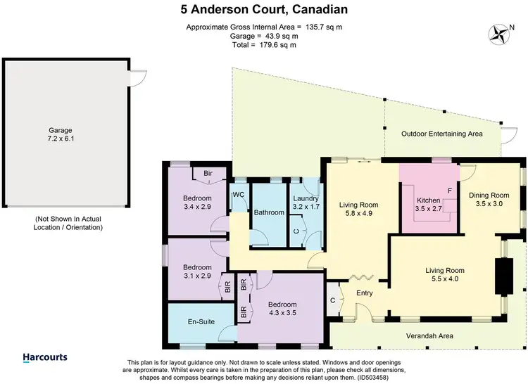 Floorplan of Homely house listing, 5 Anderson Court, Canadian VIC 3350