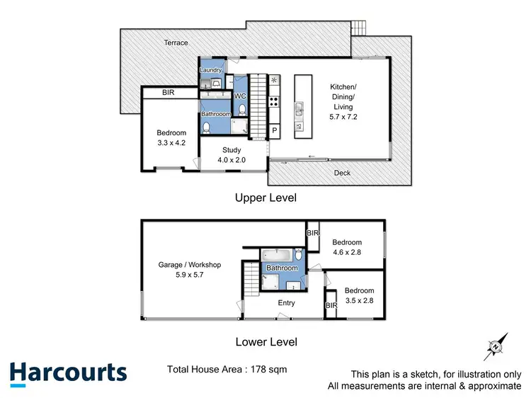 Floorplan of Homely unit listing, 3/12 Fiani Court, Kingston TAS 7050