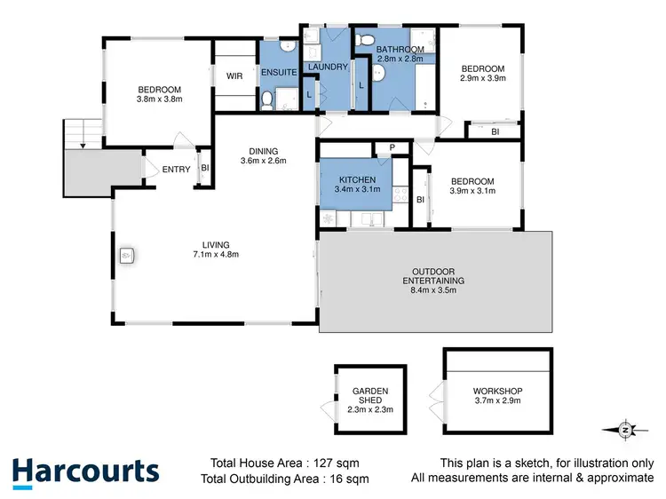Floorplan of Homely house listing, 40 Brookston Drive, Mornington TAS 7018