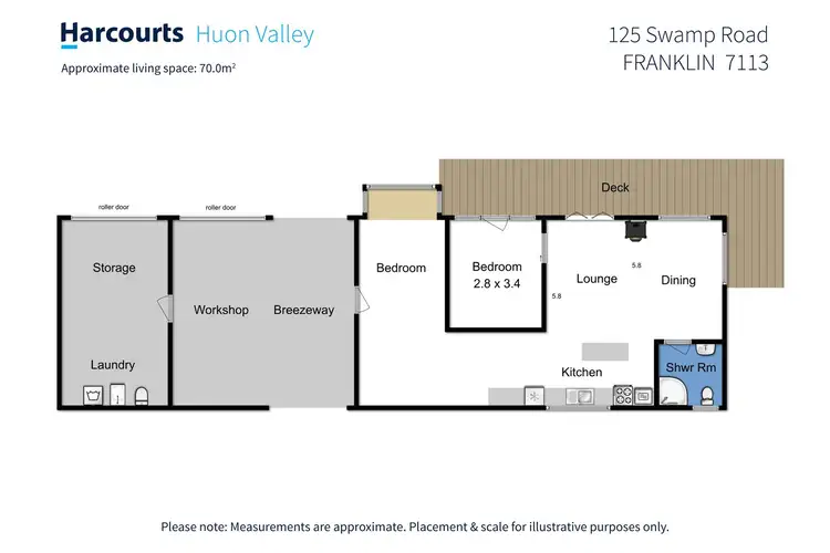 Floorplan of Homely house listing, 125 Swamp Road, Franklin TAS 7113