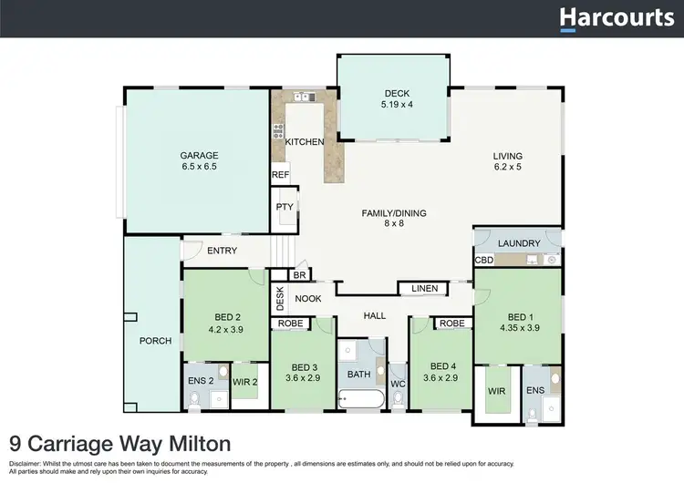 Floorplan of Homely house listing, 9 Carriage Way, Milton NSW 2538