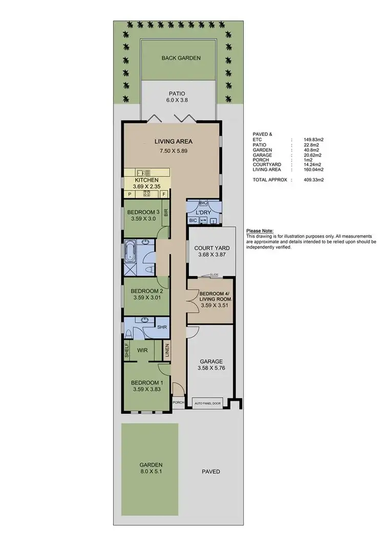 Floorplan of Homely house listing, 6A Butler Avenue, Lower Mitcham SA 5062