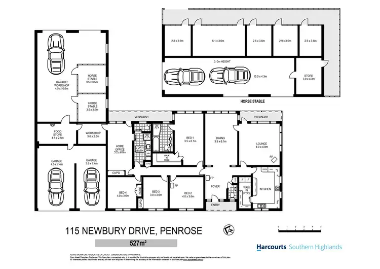 Floorplan of Homely house listing, 115 Newbury Drive, Penrose NSW 2579