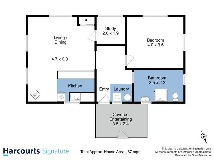 Floorplan of Homely house listing, 77 Carlton Bluff Road, Primrose Sands TAS 7173