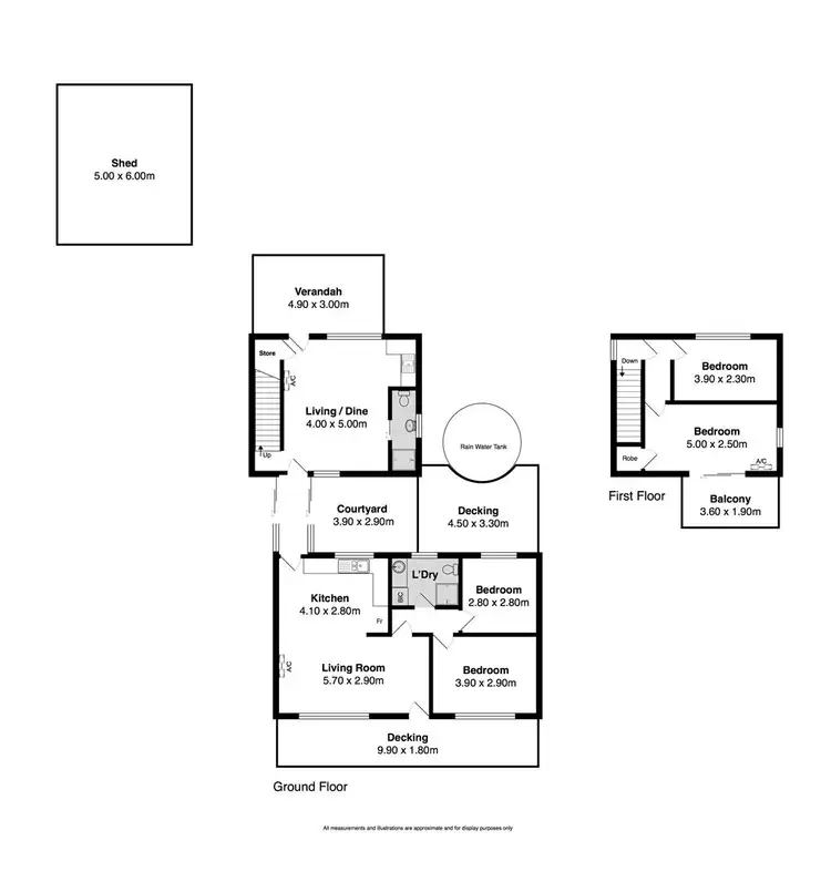 Floorplan of Homely house listing, 68 Bailey Road, Middleton SA 5213