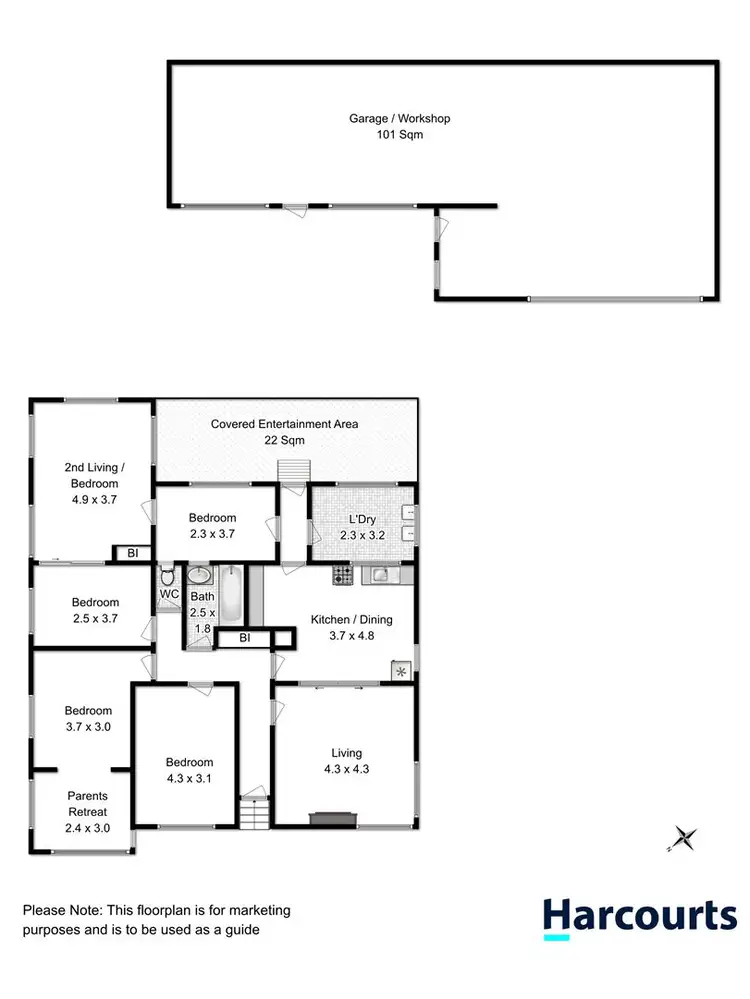 Floorplan of Homely house listing, 5 Stansall Street, Glenorchy TAS 7010