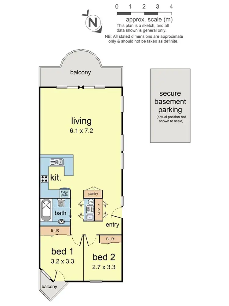 Floorplan of Homely apartment listing, 49/13-15 Hewish Road, Croydon VIC 3136