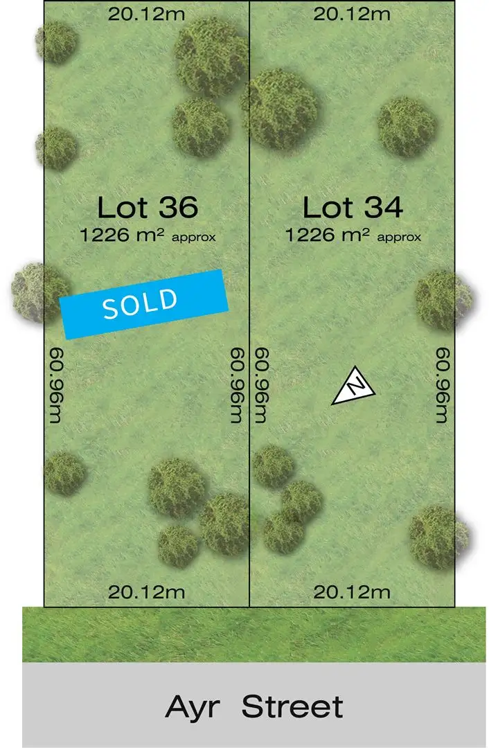 Floorplan of Homely land listing, 34 - 36 Ayr Street, Bridgewater SA 5155