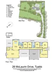 Floorplan of Homely rural property listing, 26 McLaurin Drive, Tyabb VIC
