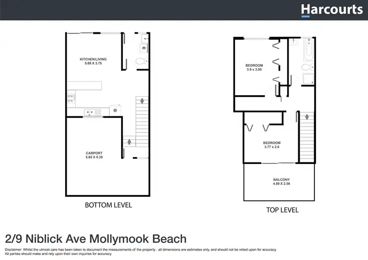 Floorplan of Homely townhouse listing, 2/9 Niblick Avenue, Mollymook NSW 2539