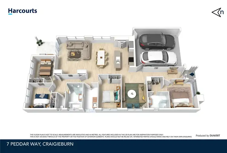 Floorplan of Homely house listing, 7 Peddar Way, Craigieburn VIC 3064