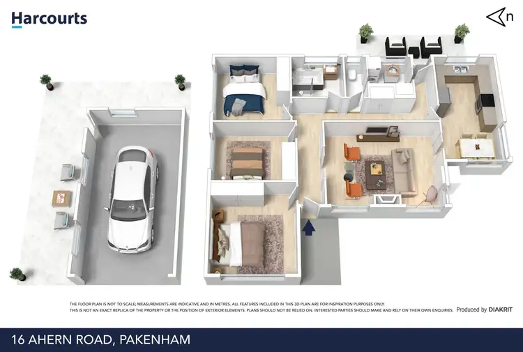 Floorplan of Homely house listing, 16 Ahern Road, Pakenham VIC 3810