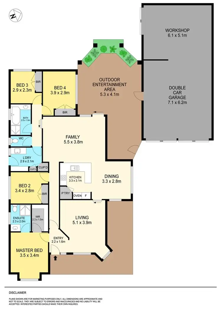 Floorplan of Homely house listing, 6 Lawrie Drive, Alfredton VIC 3350