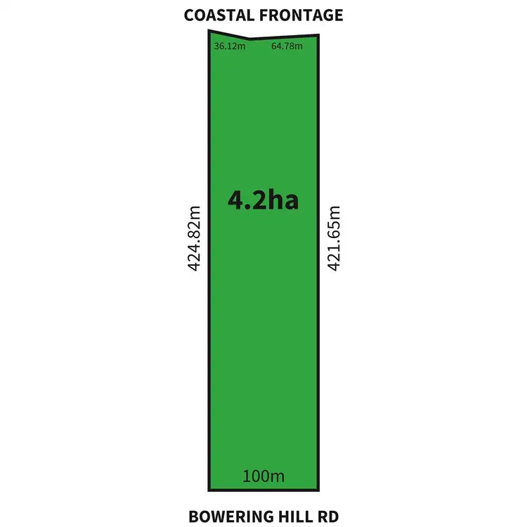 Floorplan of Homely land listing, Lot 8 Bowering Hill Road, Port Willunga SA 5173