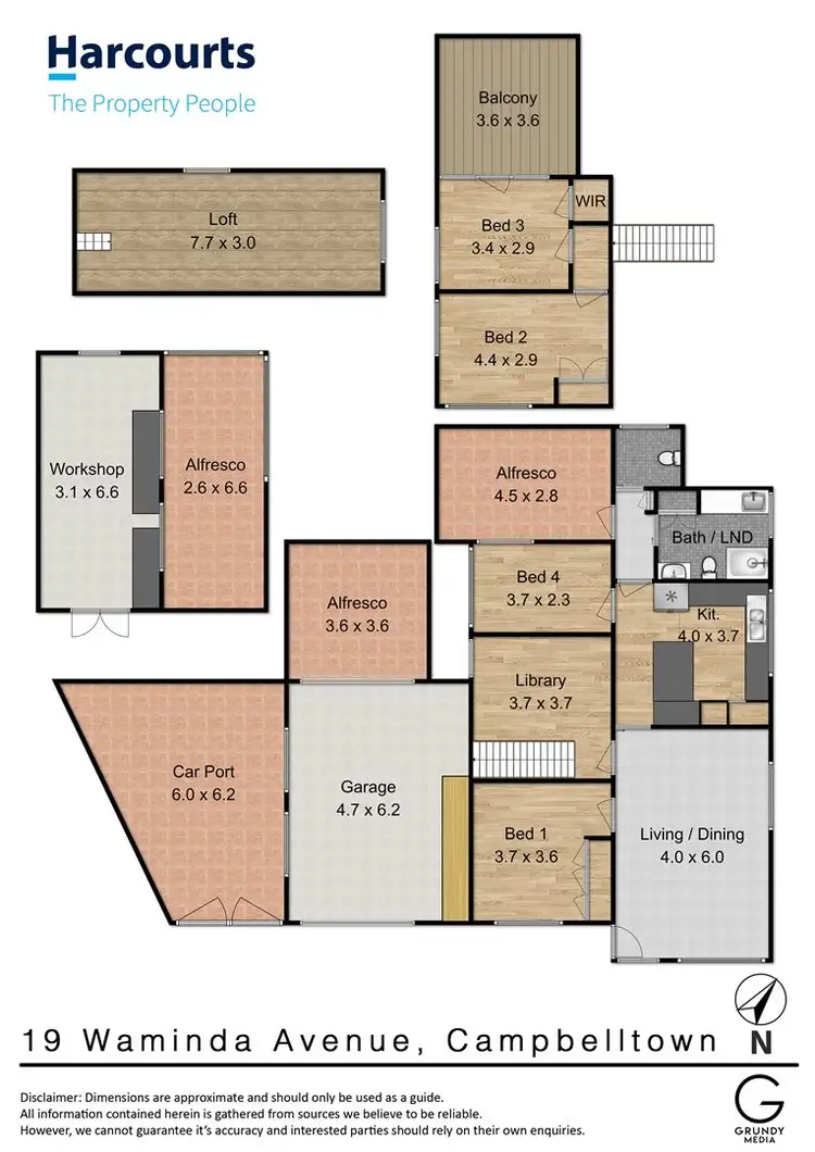 Floorplan of Homely house listing, 19 Waminda Avenue, Campbelltown NSW 2560