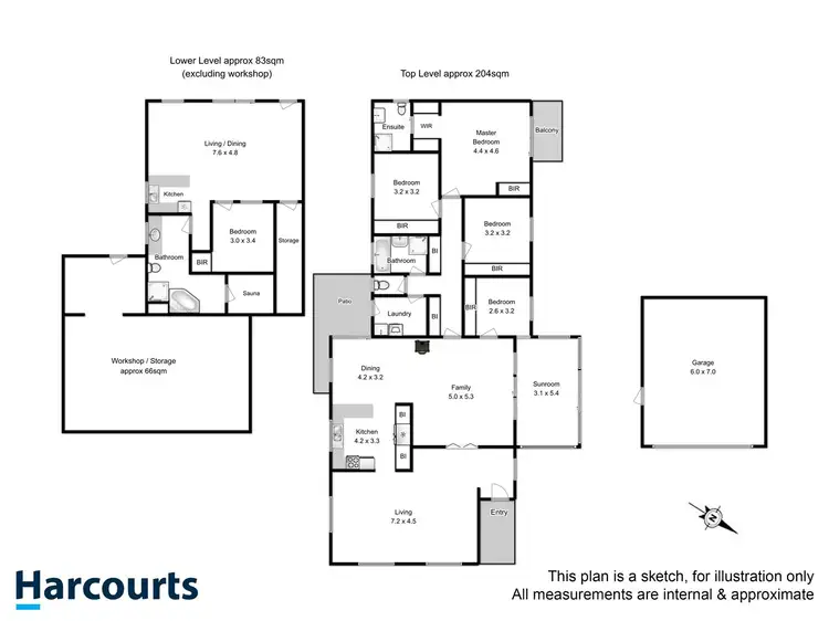 Floorplan of Homely house listing, 22 Riverview Parade, Rosetta TAS 7010