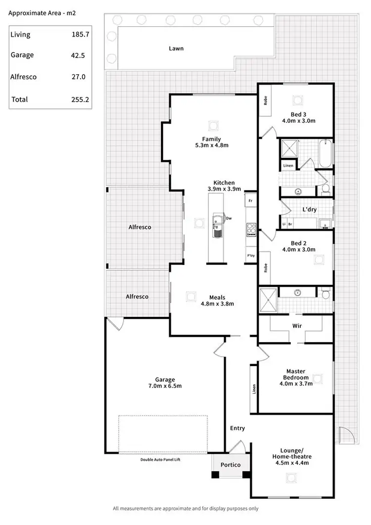 Floorplan of Homely house listing, 12 Rothwell Avenue, Seaford Meadows SA 5169