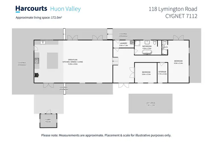 Floorplan of Homely house listing, 118 Lymington Road, Cygnet TAS 7112