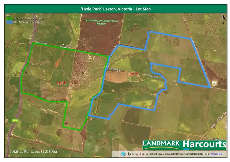 Floorplan of Homely rural property listing, . Hyde Park Browns Road & Sunraysia Highway, Lexton VIC 3352
