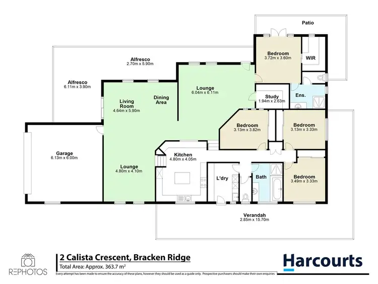 Floorplan of Homely house listing, 2 Calista Crescent, Bracken Ridge QLD 4017