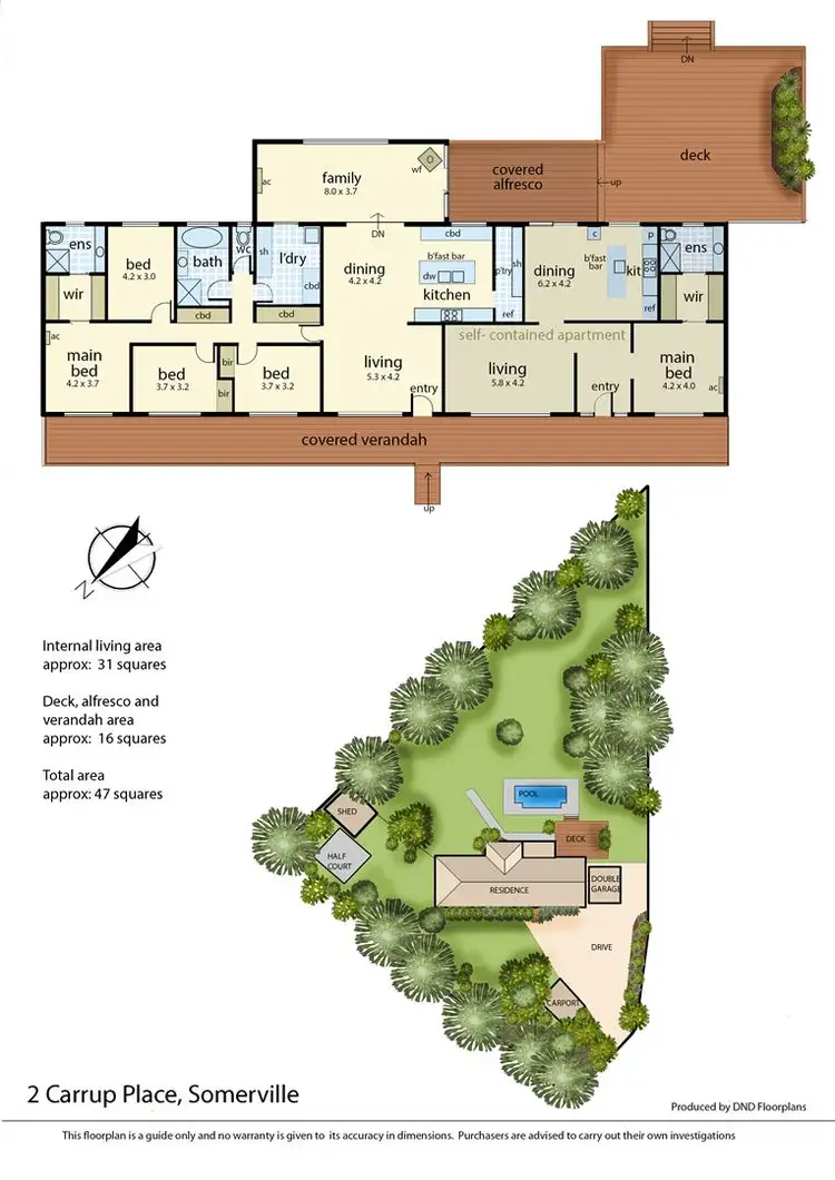 Floorplan of Homely rural property listing, 2 Carrup Place, Somerville VIC 3912