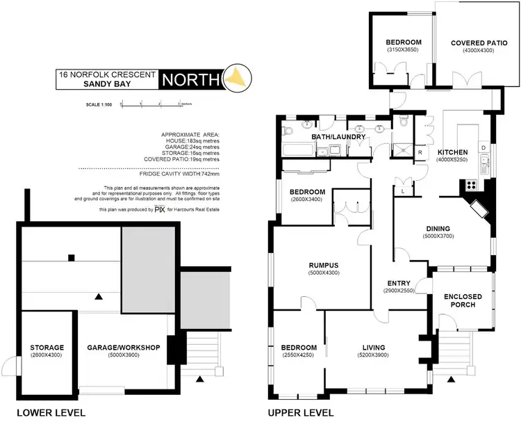 Floorplan of Homely house listing, 16 Norfolk Crescent, Sandy Bay TAS 7005