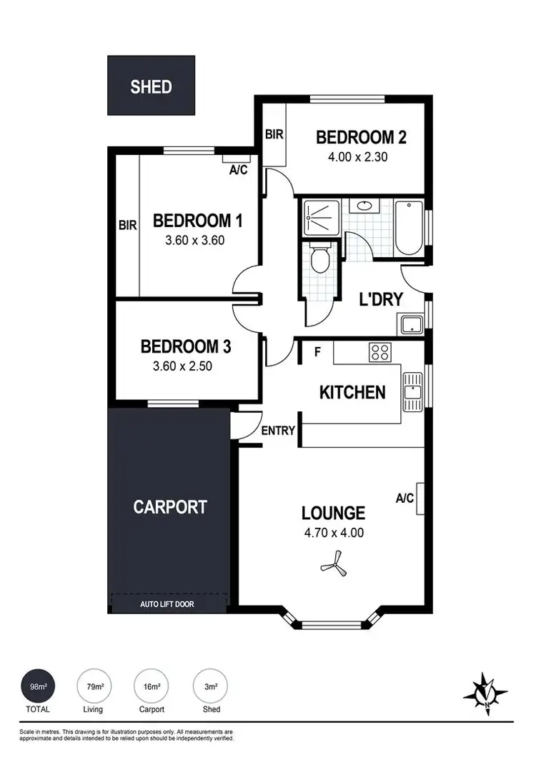 Floorplan of Homely unit listing, 4/17 William Street, Goolwa SA 5214