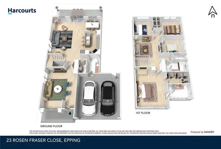 Floorplan of Homely house listing, 23 Rosen Fraser Close, Epping VIC 3076