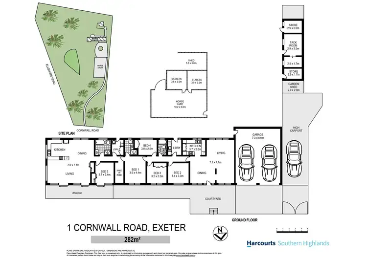 Floorplan of Homely house listing, 1 Cornwall Road, Exeter NSW 2579