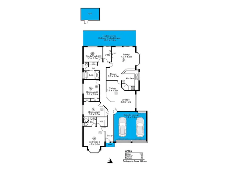 Floorplan of Homely house listing, 36 Eucalypt Circuit, Flagstaff Hill SA 5159