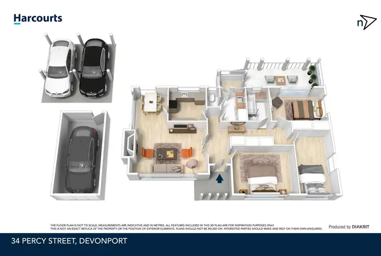 Floorplan of Homely house listing, 34 Percy Street, Devonport TAS 7310