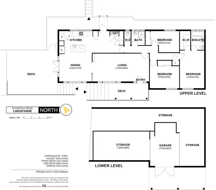 Floorplan of Homely house listing, 82 Karoola Road, Lindisfarne TAS 7015