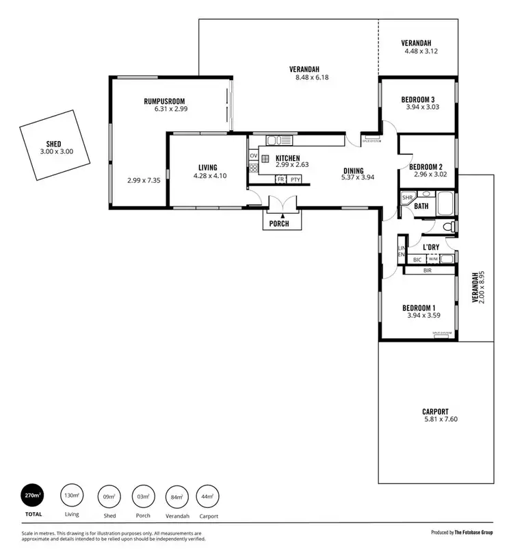 Floorplan of Homely house listing, 7 Karumba Place, West Lakes Shore SA 5020