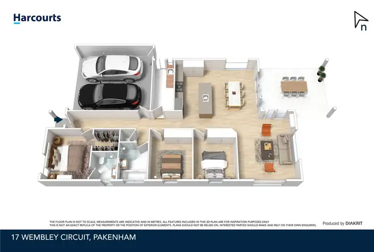 Floorplan of Homely house listing, 17 Wembley Circuit, Pakenham VIC 3810