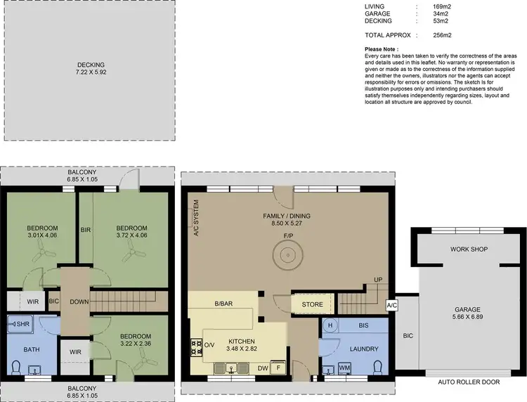 Floorplan of Homely house listing, 18 Yarrabee Road, Greenhill SA 5140