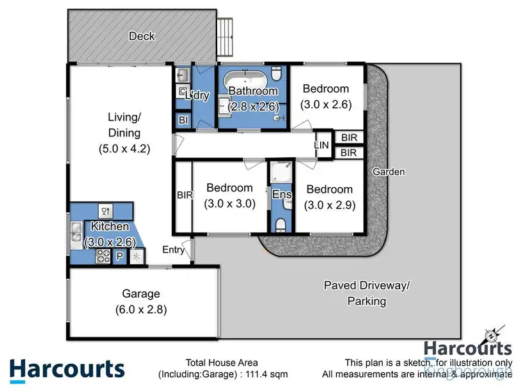 Floorplan of Homely unit listing, 3/24 Lewan Avenue, Kingston TAS 7050