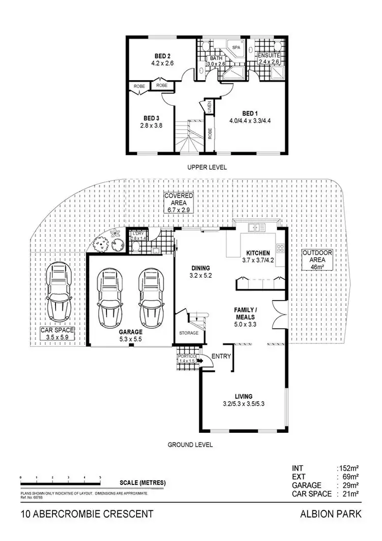 Floorplan of Homely house listing, 10 Abercrombie Crescent, Albion Park NSW 2527